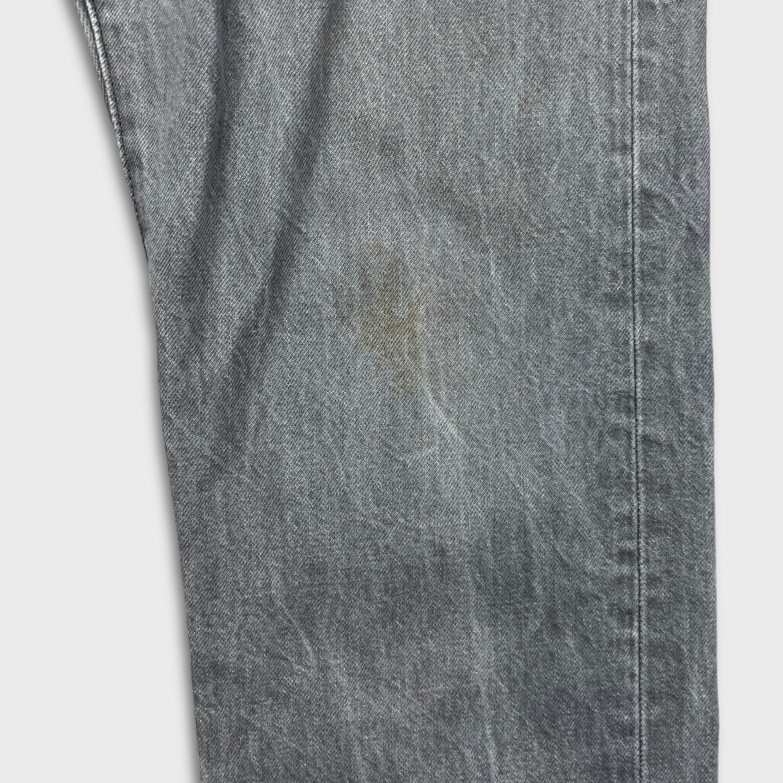 Vintage Y2K Levi's 501 Pants - Mens 34x31 Gray - image 2