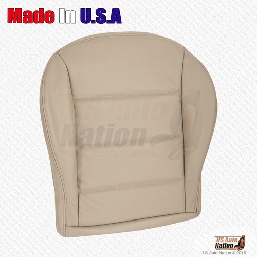 1999 - 2004 Volkswagen Jetta Driver Bottom Replacement Leather Seat Cover Tan - Picture 4 of 9