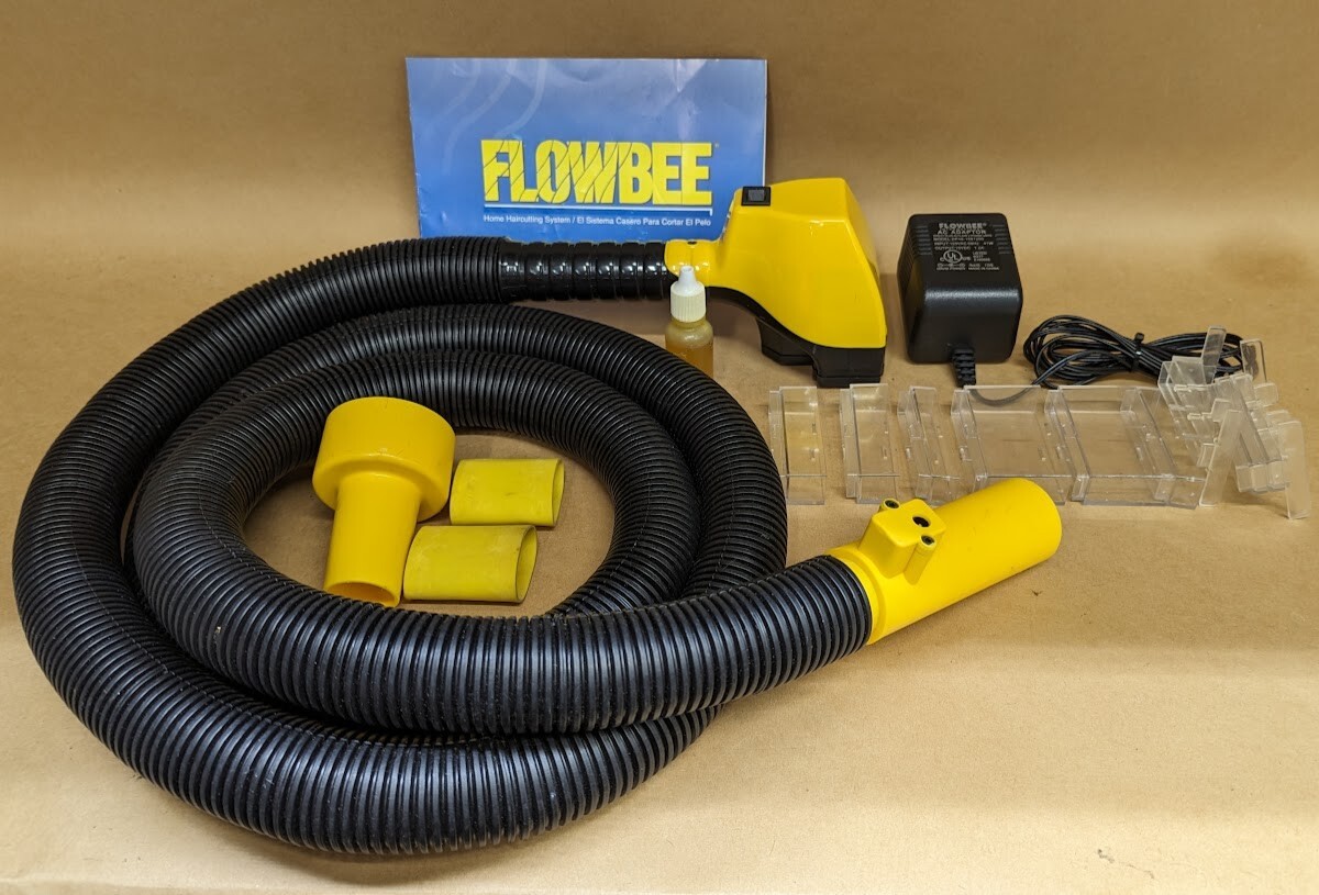 Flowbee Precision Home Haircutting Trimming System + Accessories