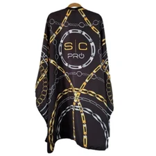 StyleCraft Gamma+ Cutting Styling " Chains" Cape Polyester Hook Closure