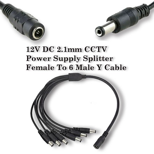 BNC HD DC Power Lead CCTV Überwachungskamera Verlängerungskabel DVR Video Daten Stromversorgung - Bild 22 von 26