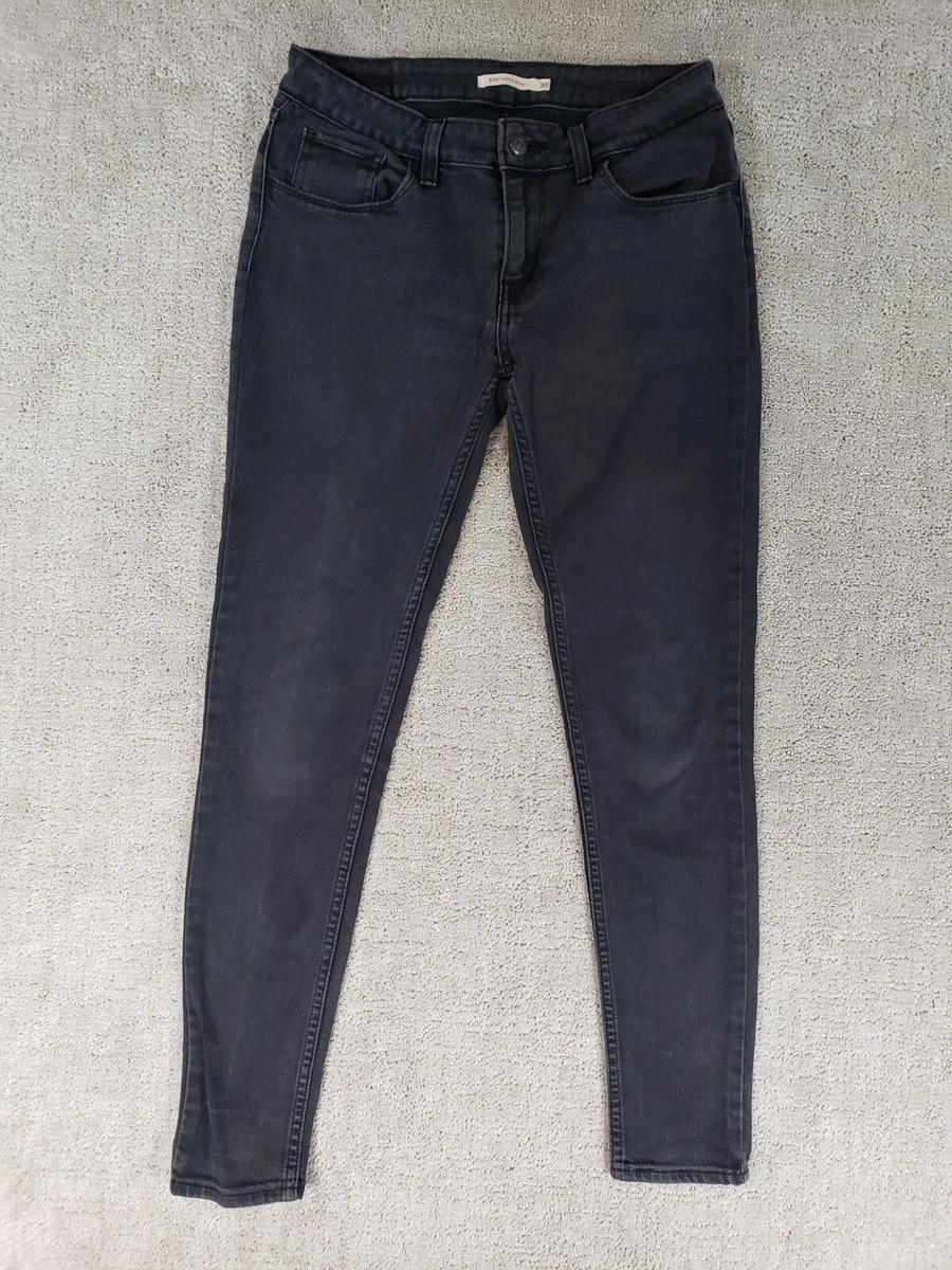 Levi's 535 super skinny jeans black hotsell
