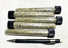 sand - olivine plus coral sand  - set of five polystyrene tubes