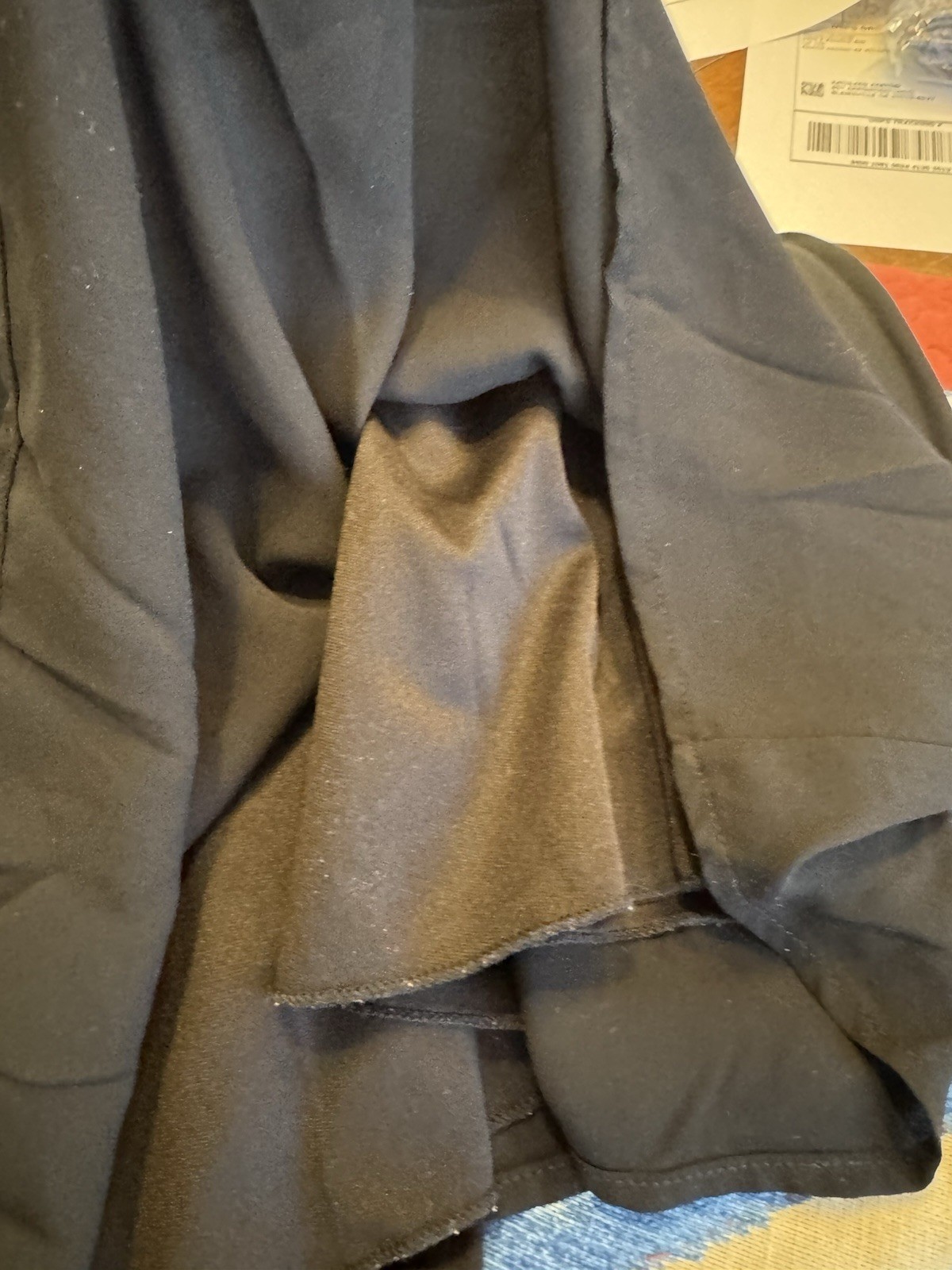 NWOT Everly Black Mini Loose Slip Dress Sleeveless Strappy Back Lined S