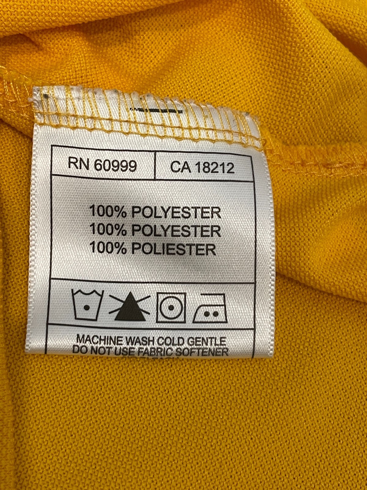 Antigua Nashville Predators Polo Mens M Yellow Moisture Wicking Breathable Golf thumbnail 8