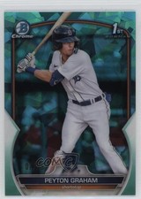 2023 Bowman Sapphire Edition Chrome Prospects Aqua /55 Peyton Graham #BCP-57 v9t