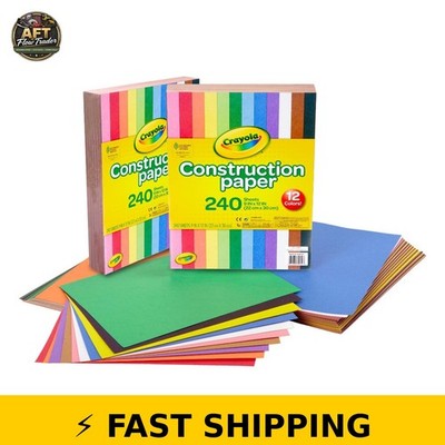 Crayola Construction Paper Bulk Pack - 480 Sheets, 10 Colors, 9x12