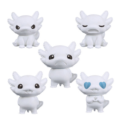 BuildInk  DIY Axolotl Figure Kit   Interchangeable Heads & Bodies   3D Printed