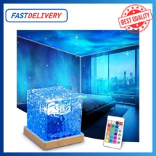 Northern Lights Projector Galaxy Lamp 16 Color LED Mood Light Remote Ocean Wave