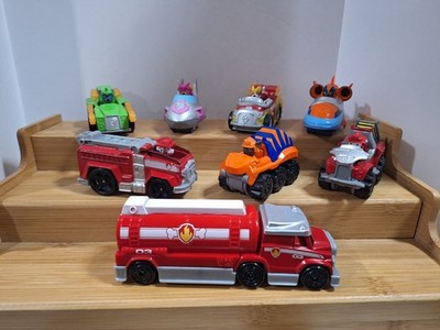 Paw Patrol Mighty Pups True Metal Diecast Cars Trucks Mixed Lot of 8