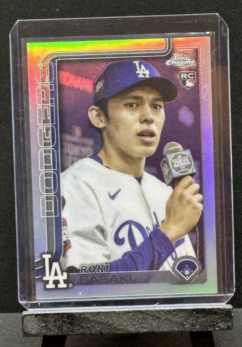 2025 Topps Chrome Update Photo Variation #USC73 ROKI SASAKI - SSP - L.A. Dodgers