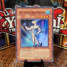 Yu-Gi-Oh! Neo-Spacian Aqua Dolphin 1st Edition POTD-EN003 Super Rare Near Mint 