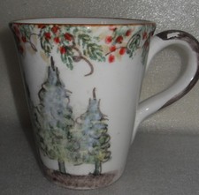 Arte Italica "Natale" Coffee/Tea Mug 4.75" Christmas Holiday