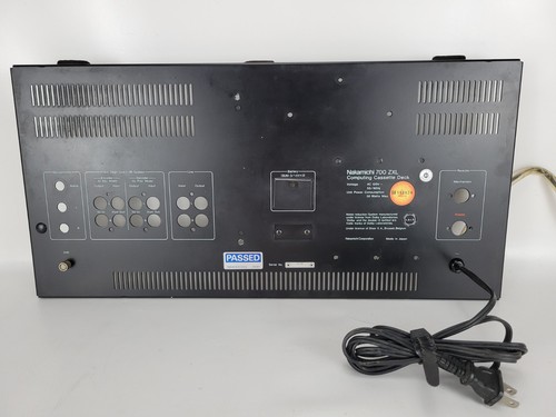NAKAMICHI 700 ZXL CASSETTE DECK PARTS: BACK PANEL