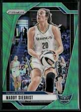 2024 Panini Prizm WNBA #94 Maddy Siegrist Green Prizms