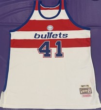 Authentic Wes Unseld #41 Mitchell & Ness Washington Bullets 1977-1978 Jersey 48