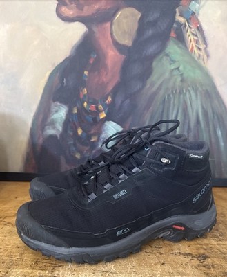 Salomon Men s Shelter CS WP Winter Boots Black Contagrip Waterproof US 11