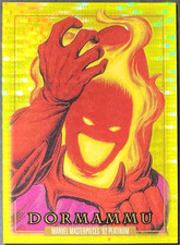 ( /92 ) Dormammu 2024 Marvel Masterpieces 92 Platinum #27 Seismic Gold