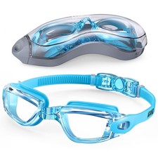 Flexible Detachable Swim Goggles for Adults and Youth - No Leak Full Protection