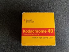 Kodachrome 40 8 mm Color Movie Film Double Roll, 25ft KMA 459. New Expired 3/79