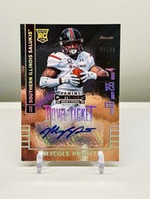 2015 Contenders Draft Picks #226 Mycole Pruitt Auto RC Bowl Ticket /99