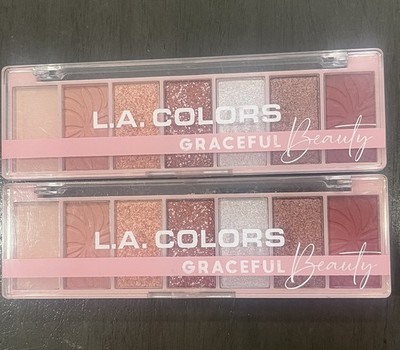 L.A. Colors Graceful Beauty Eyeshadow Palette Lot of 2 *NEW*