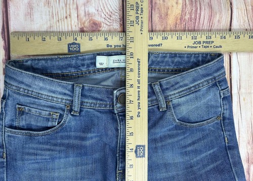 Zara Woman Denimwear Premium Collection Boot Cut Jeans Size 8 (28x28) - Picture 4 of 5