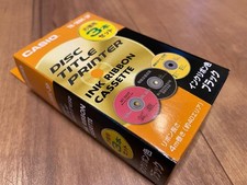 CASIO Disc Title Printer Ink Ribbon TR-18BK-3P Black 3pcs Free Shipping