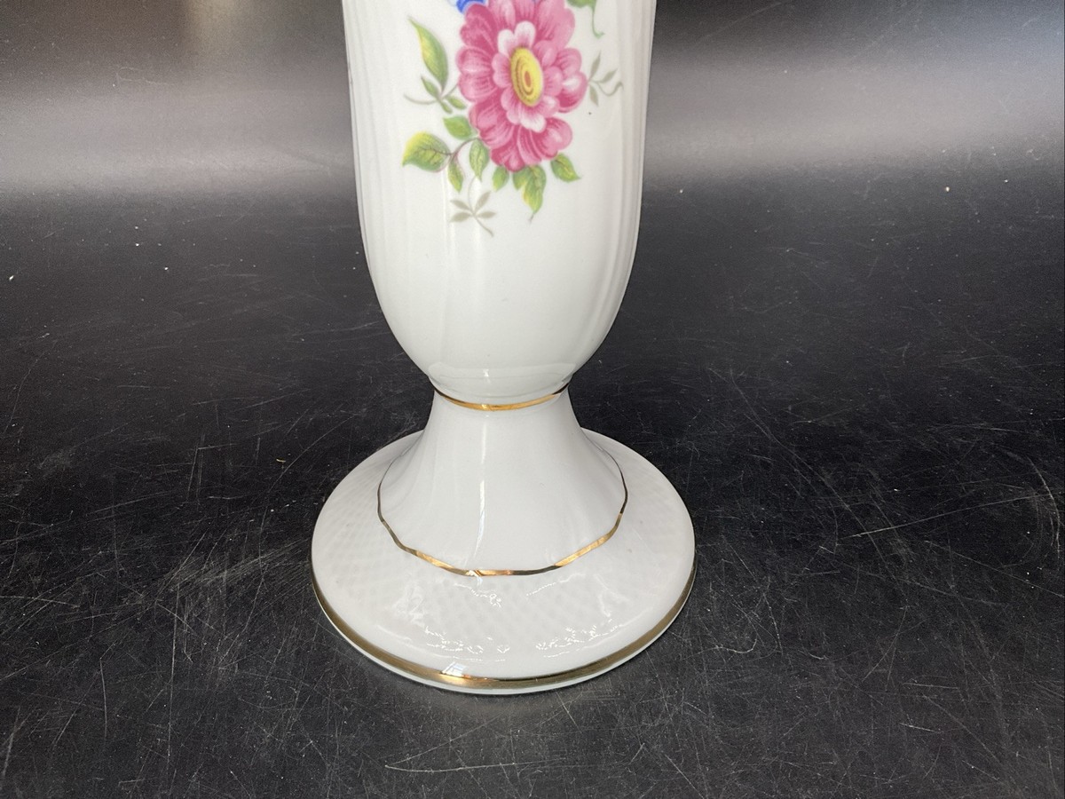 VTG 1992 Hollohaza Hungary 8 1/2” Tall Porcelain Vase | eBay
