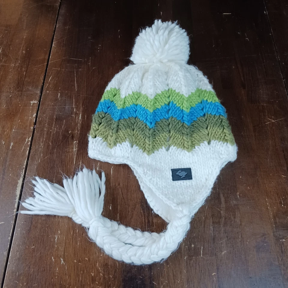 Okoboji Айова Petergrimm вязаный Beanie флис уха клапан Tassle зимние чулки шляпа - Изображение 3 из 4