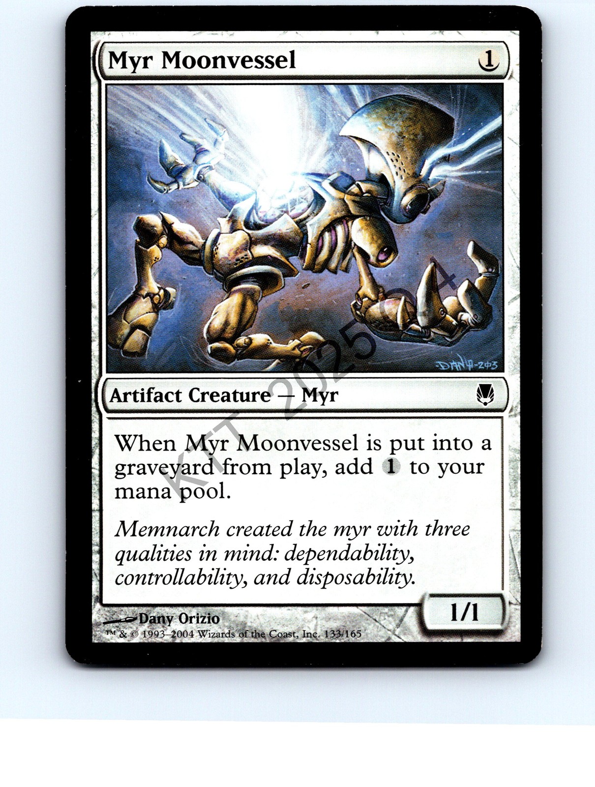 Myr Moonvessel #133 Common Darksteel MTG LP VG+/Exc