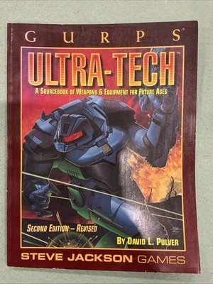 Gurps Ultra Tech A Sourcebook Of Weapons And Equipment For Future Ages Burgundy