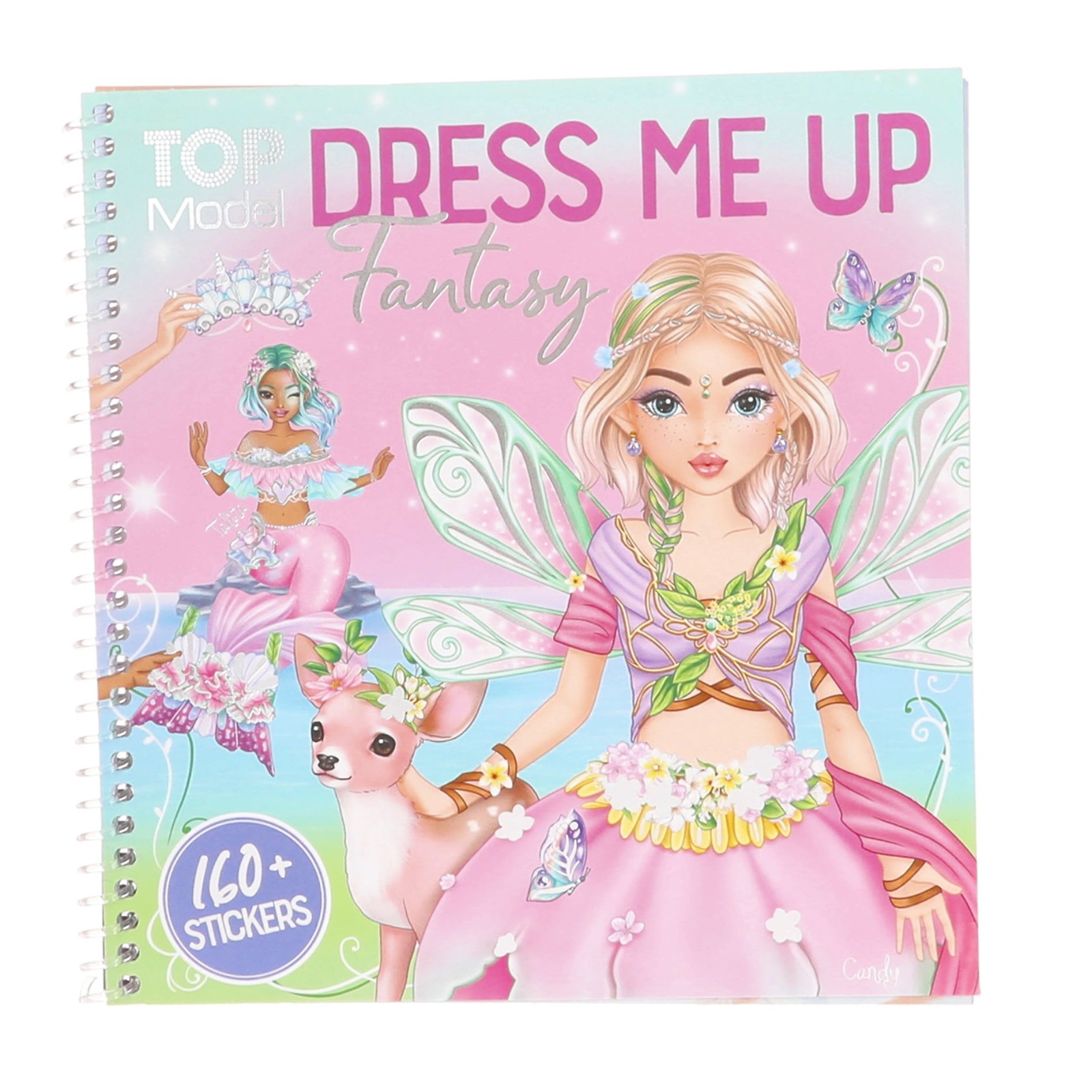 TopModel Dress Me Up Fantasy activity book Fairy sticker book Top Model Mermaid