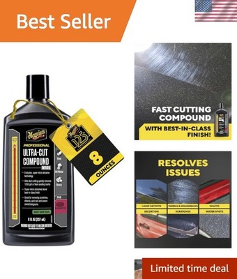 Meguiar s Mirror Glaze M105 Ultra-Cut Compound, Car Rubbing Compound for Remo...