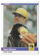 1984 Fleer Baseball Gene Tenace Card #266 Pittsburgh Pirates