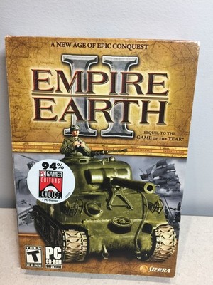 NEW! Empire Earth II (PC, 2005) by Sierra Sealed Box PC Gamers Editors Choice