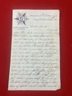 1861 Soldier Shot and Killed While Drunk Civil War Letter