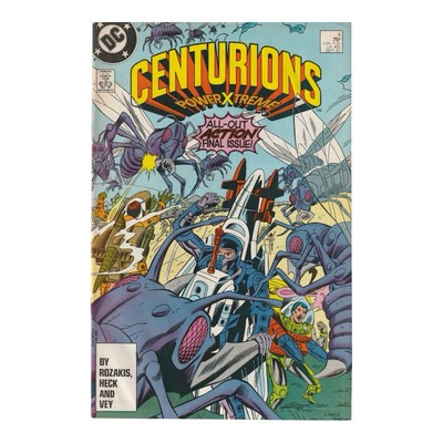 Centurions No 4 1987 DC Comic Book Based on Cartoon Show Bob Rozakis
