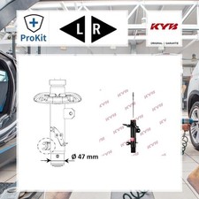 2x Kyb Stoßdämpfer Links, Rechts für Peugeot 208 I 208 Kasten/Schrägheck
