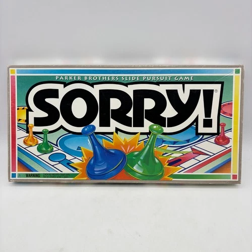 VINTAGE Sorry COMPLETE Parker Brothers 1992 Classic Board Game Kids Family