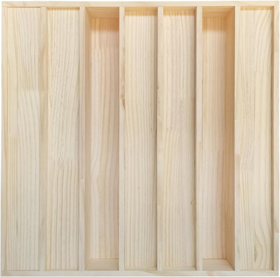 Sound Acoustic Wood Diffuser QRD Wood Acoustic 7-Well Quadratic Residue Diffusio