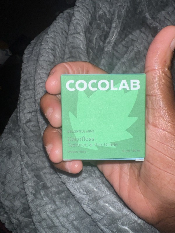 Cocofloss Expanding Woven Dental Floss by Cocolab, Waxed Tooth Floss for Daily