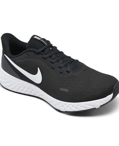 Nike Revolution 5 Men’s Black/White Shoes Running Sneakers Size 13 W BQ6714-003