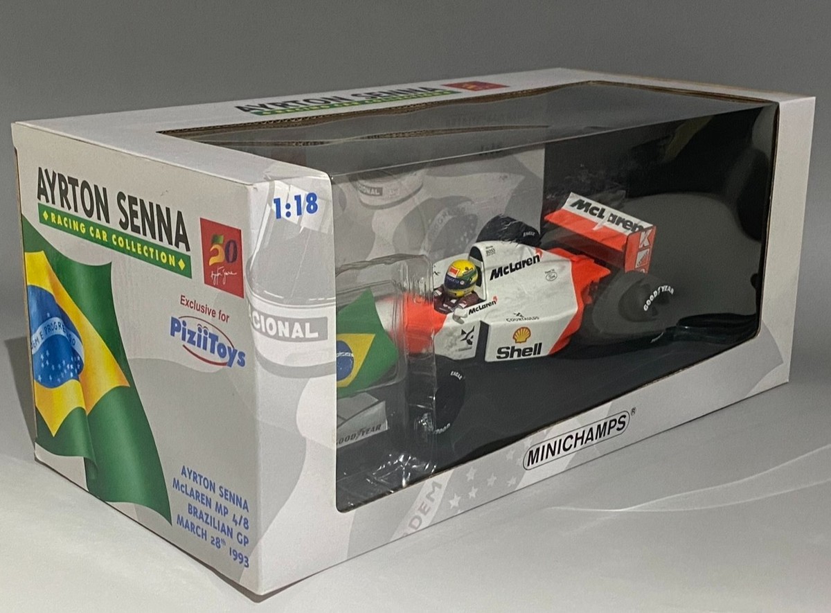 1/18 F1 Marlboro McLaren MP4/8 Ayrton Senna Racing Car Coll. 1st