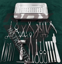 Basic Orthopedic Surgery Set of 25 PCS of Surgical Instruments With Box