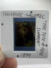 Toulouse- Lautrec Vintage 35mm Transparency Slide The Tete-A-Tete Supper #10