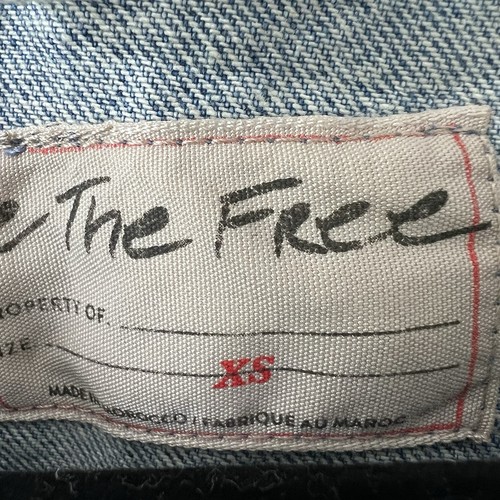 We The Free (Free People) Aimee Vest Oversized XS / Indigo Denim Button-Up - Picture 11 of 13