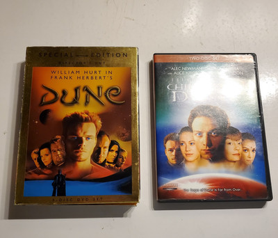 DUNE 3-Disc Special Ed + CHILDREN OF DUNE 2-Disc Set  William Hurt DVD w/Inserts