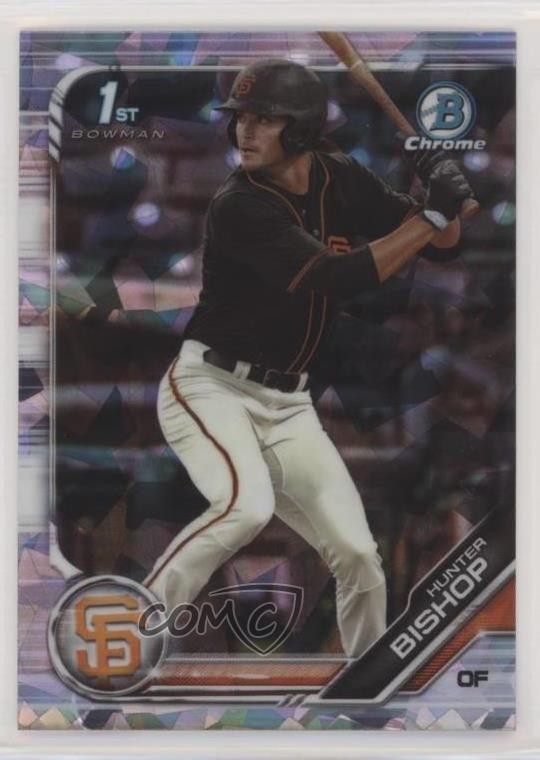 2019 Bowman Chrome Draft Sapphire Edition Hunter Bishop #BDC-31 7c5