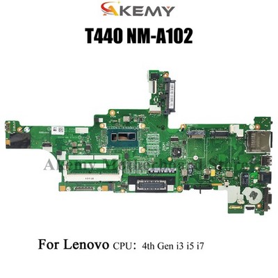 For Lenovo T440 Laptop Motherboard NM-A102 i3 i5 i7 4th Gen 4GB RAM 100% Tested